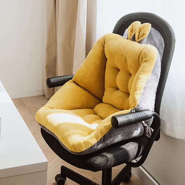 Soft Fluffy Semi-Enclosed Chair Cushion