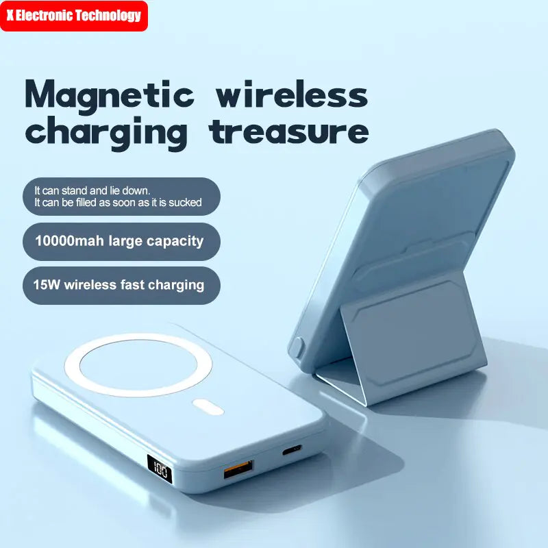 Stand Wireless Magnetic Power Bank