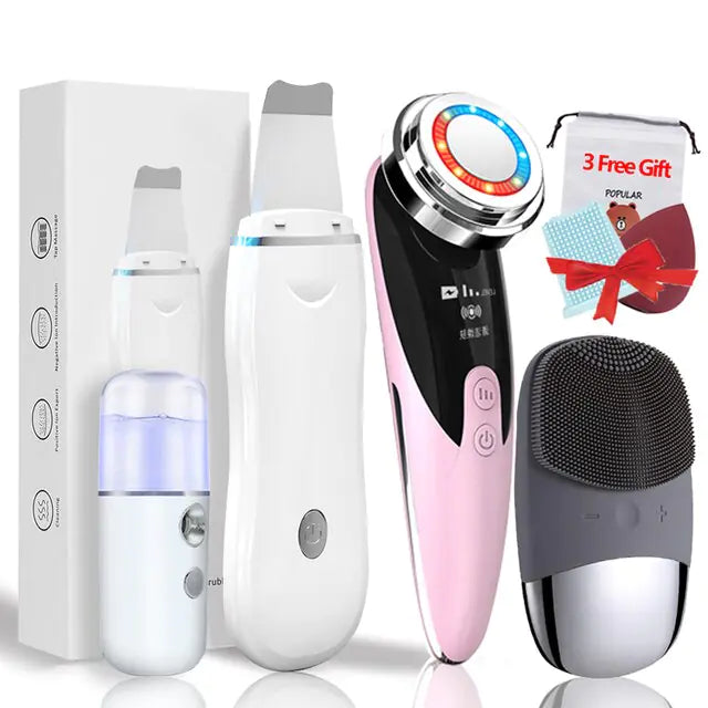 Ultrasonic Skin Scrubber Kit