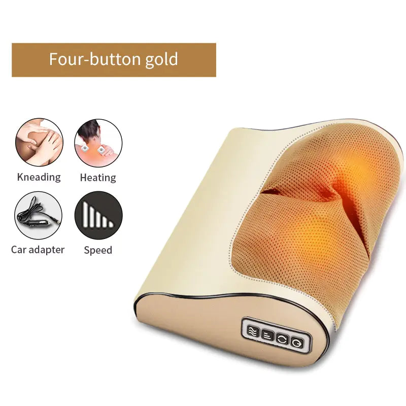 Deep Kneading Cushion Massage Pillow Neck, Shoulder, and Back